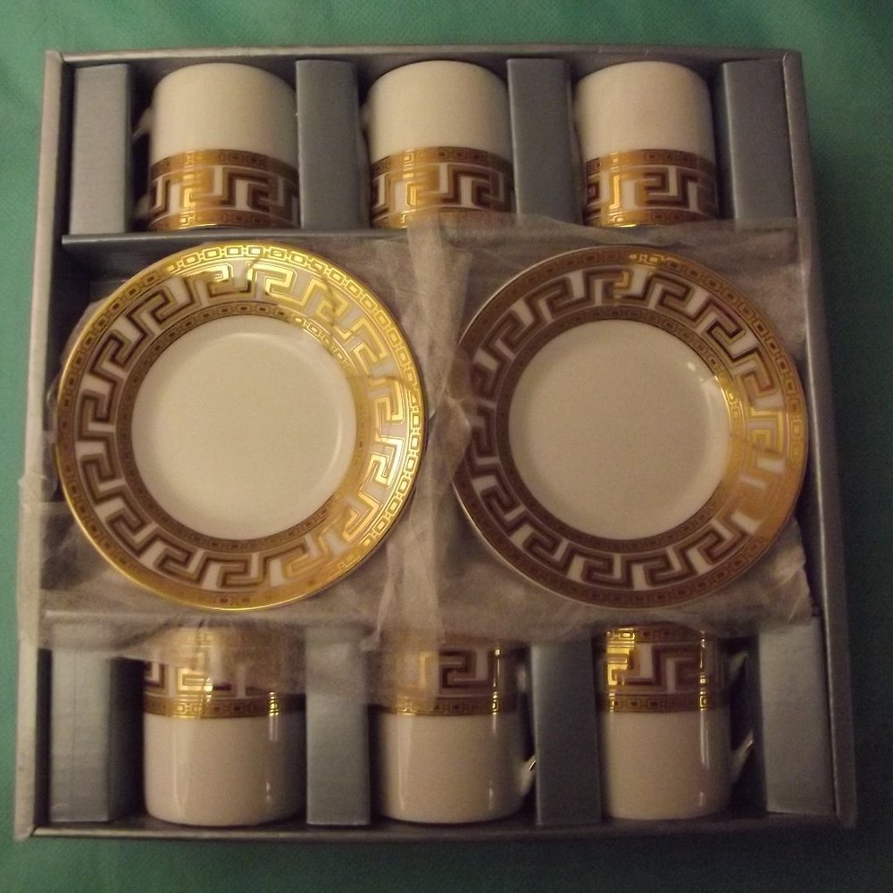 Espresso coffee cup set  for  6